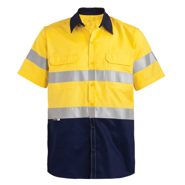 Vented Reflective Mining Shirt Short Sleeve